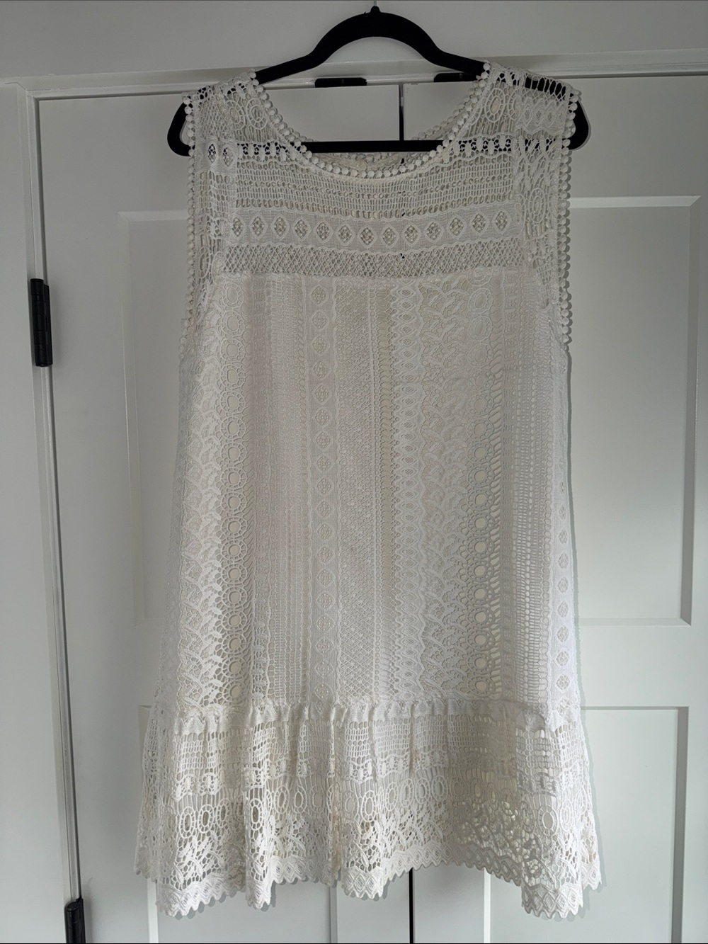 Crochet Lace Sleeveless Dress